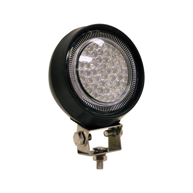 Buyers Products Company 5 in. LED Sealed Rubber 36 W Utility Flood Light, Clear - 1492110