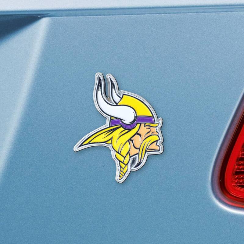 FANMATS NFL - Minnesota Vikings 3D Molded Full Color Metal Emblem - 22581