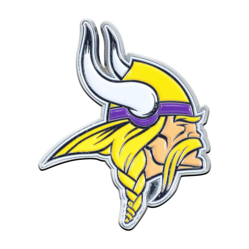 FANMATS NFL - Minnesota Vikings 3D Molded Full Color Metal Emblem - 22581