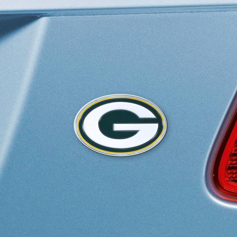 FANMATS NFL - Green Bay Packers 3D Molded Full Color Metal Emblem - 22560
