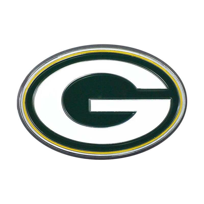 FANMATS NFL - Green Bay Packers 3D Molded Full Color Metal Emblem - 22560
