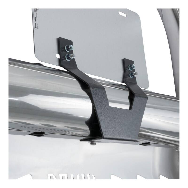 Aries 4" Bull Bar License Plate Bracket - 45-0000