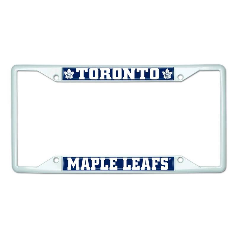 FANMATS Universal Fit NHL - Toronto Maple Leafs License Plate Frame - White - 43970