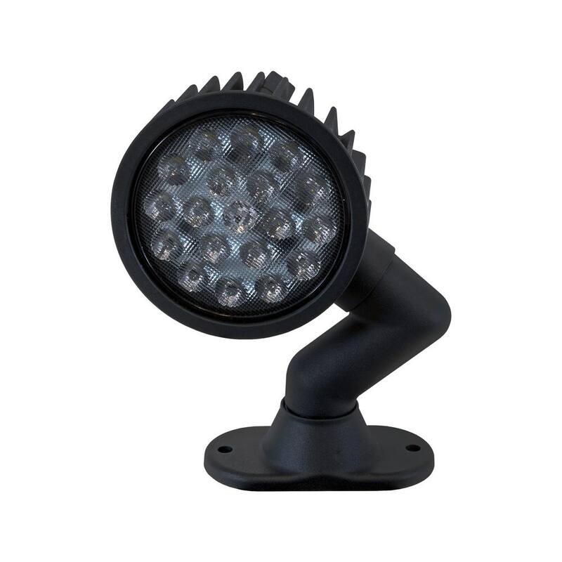 Buyers Products Company 5 in. Truck Articulating Vehicle UTV Mount LED Flood Work Light - 1492145