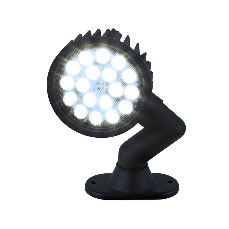 Buyers Products Company 5 in. Truck Articulating Vehicle UTV Mount LED Flood Work Light - 1492145