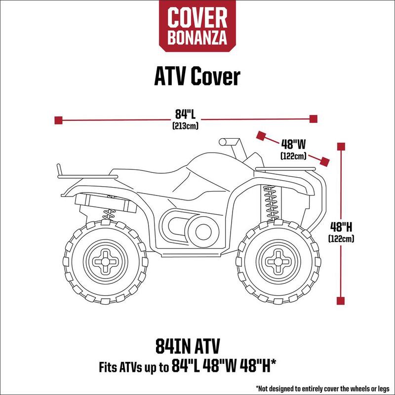 Cover Bonanza Bonanza 84 in. x 48 in. x 48 in. ATV Cover - 15-122-050401-RT