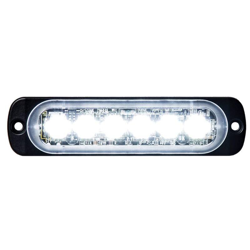 Buyers Products Company 4.5 in. LED Emergency Warning Flash Work Truck Strobe Light - 8891901