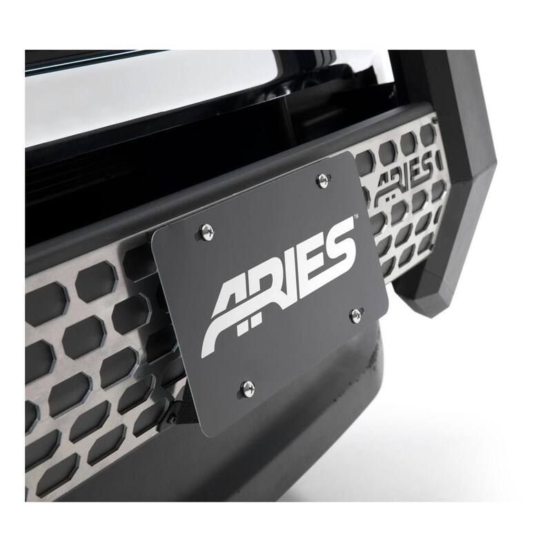 Aries AdvantEDGE Bull Bar License Plate Bracket - 2169000