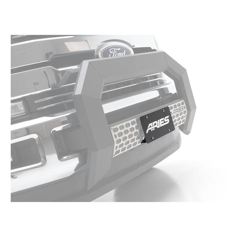 Aries AdvantEDGE Bull Bar License Plate Bracket - 2169000