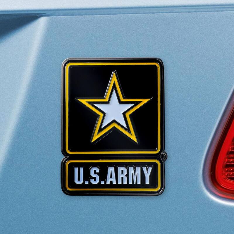 FANMATS 2.7 in. x 3.2 in. U.S. Army Color Emblem - 22257