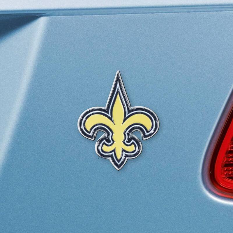 FANMATS NFL - New Orleans Saints 3D Molded Full Color Metal Emblem - 22587