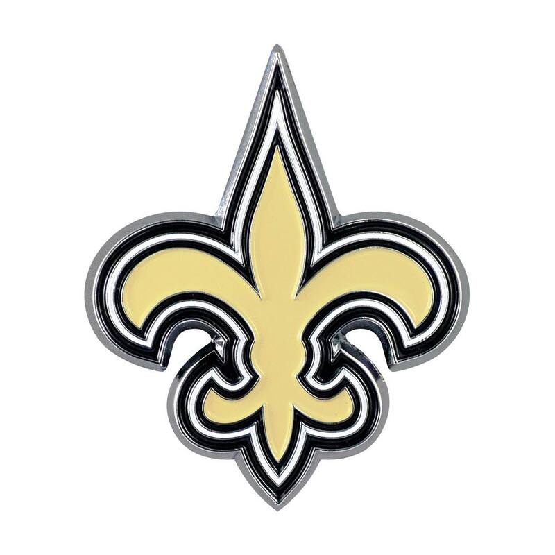 FANMATS NFL - New Orleans Saints 3D Molded Full Color Metal Emblem - 22587