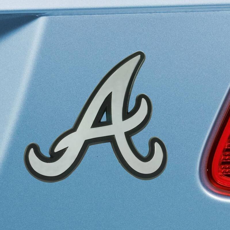 FANMATS MLB - Atlanta Braves 3D Auto Chromed Metal Emblem - 26508