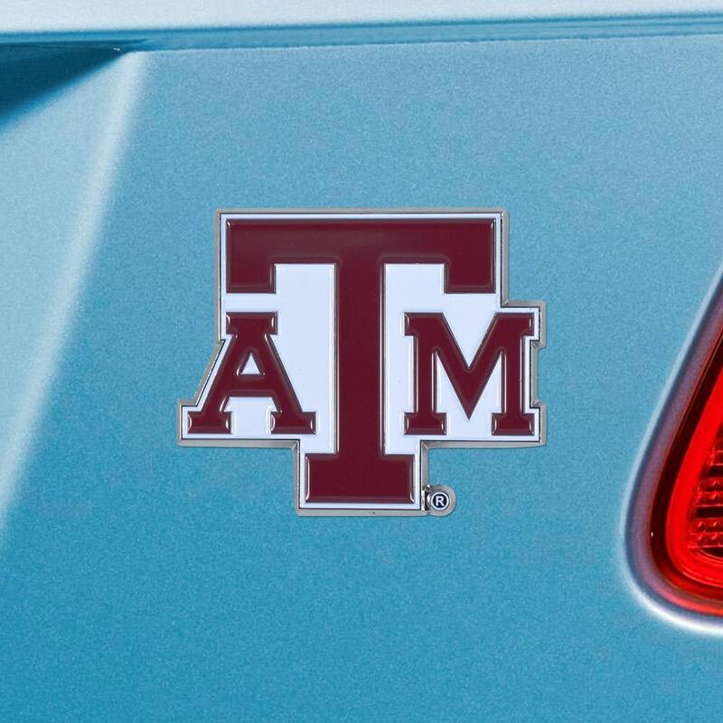 FANMATS 2.6 in. x 3.2 in. NCAA Texas A&M University Color Emblem - 22255