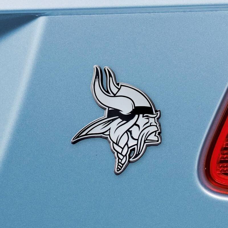FANMATS NFL - Minnesota Vikings Chromed Metal 3D Emblem - 18708