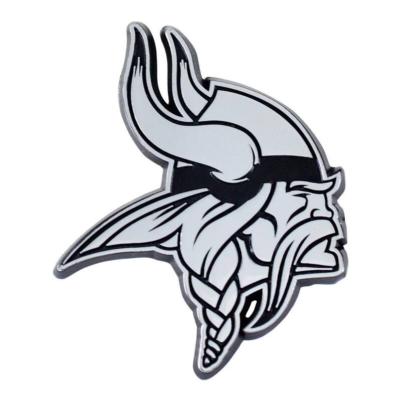FANMATS NFL - Minnesota Vikings Chromed Metal 3D Emblem - 18708