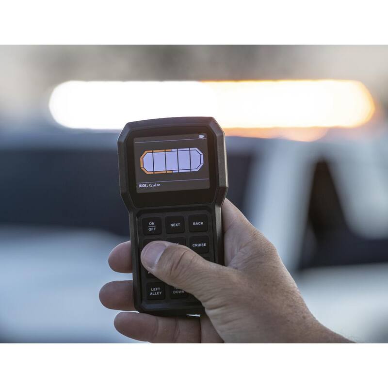 Buyers Products Company 48 in. Truck Warning LED Light Bar Wireless Remote Amber/Clear - 8893148