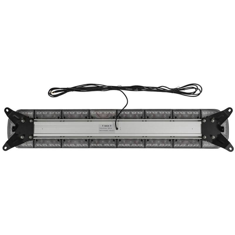 Buyers Products Company 48 in. Truck Warning LED Light Bar Wireless Remote Amber/Clear - 8893148