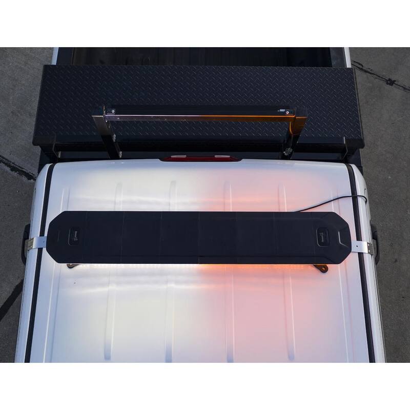 Buyers Products Company 48 in. Truck Warning LED Light Bar Wireless Remote Amber/Clear - 8893148