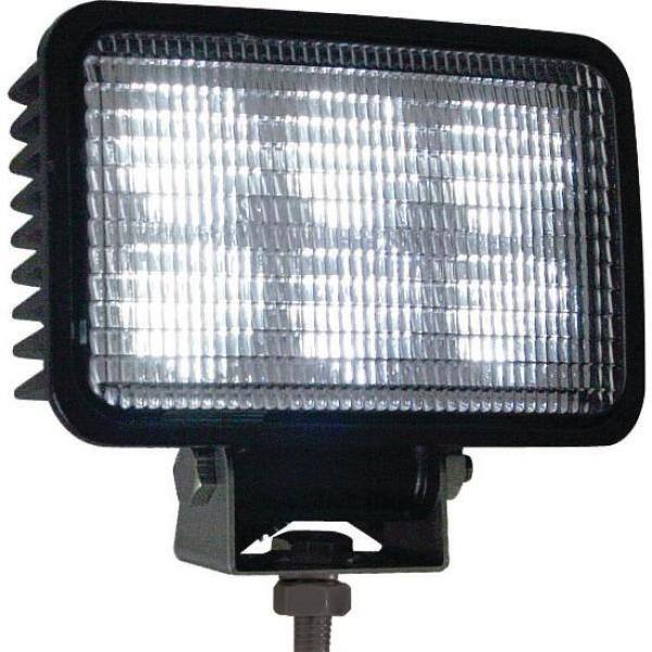 Buyers Products Company 6 in. Wide Truck Car Utility Off Road Vehicle Boat Marine Mounted LED Rectangular Flood Work Light, Clear - 1492118