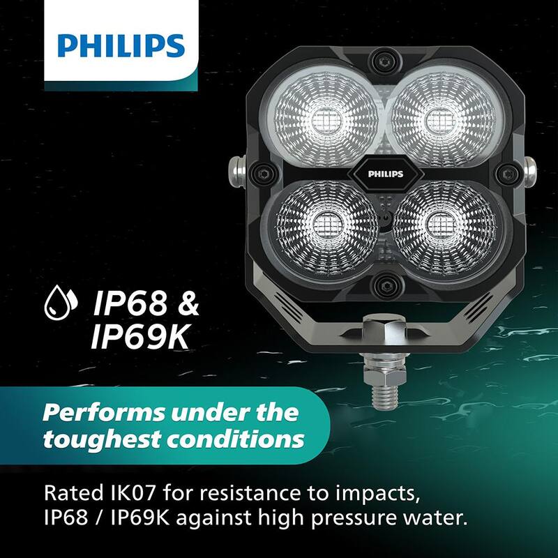 Philips Ultinon Drive LED Pod 3 in. Cube Flood - UD5003CX1