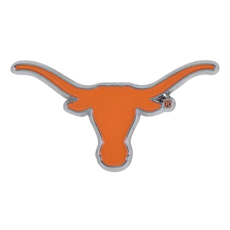 FANMATS 1.6 in. x 3.2 in. NCAA University of Texas Color Emblem - 22254
