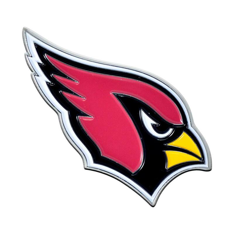 FANMATS NFL - Arizona Cardinals 3D Molded Full Color Metal Emblem - 22527