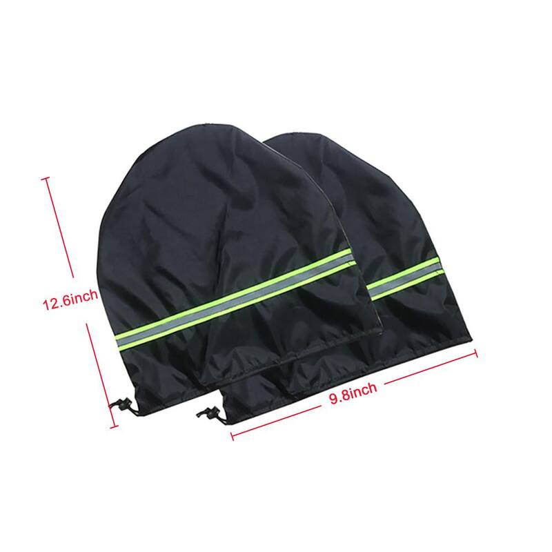 Shatex Car Rearview Mirror Snow and Ice Protection Cover, (2-Pack) - WSCM2PB
