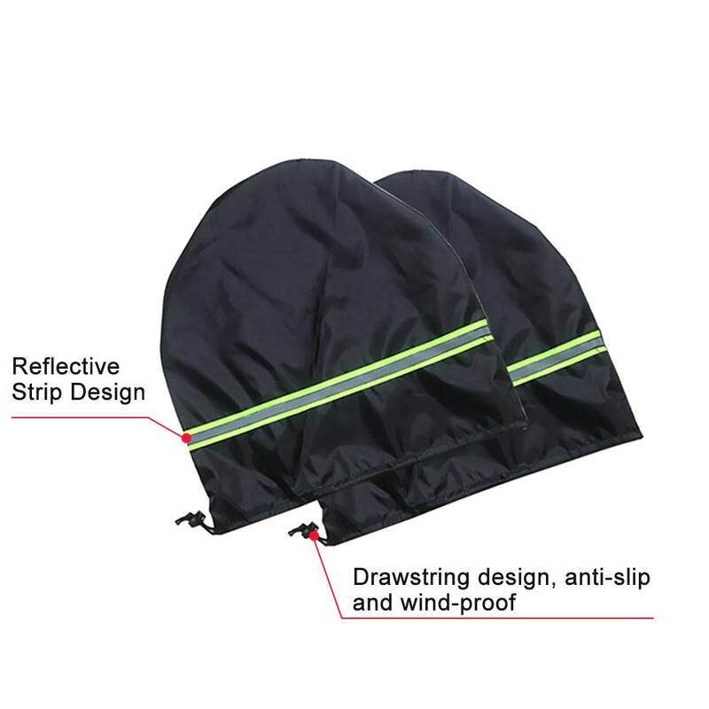 Shatex Car Rearview Mirror Snow and Ice Protection Cover, (2-Pack) - WSCM2PB