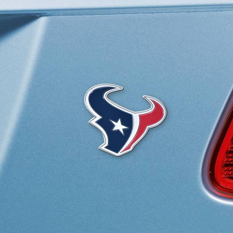 FANMATS NFL - Houston Texans 3D Molded Full Color Metal Emblem - 22563