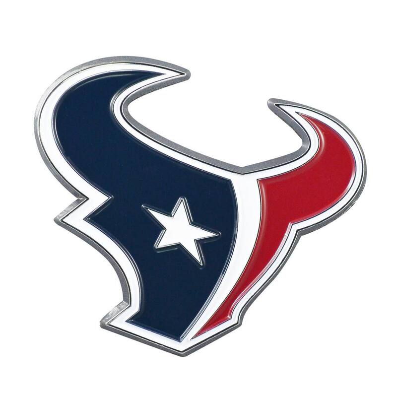 FANMATS NFL - Houston Texans 3D Molded Full Color Metal Emblem - 22563