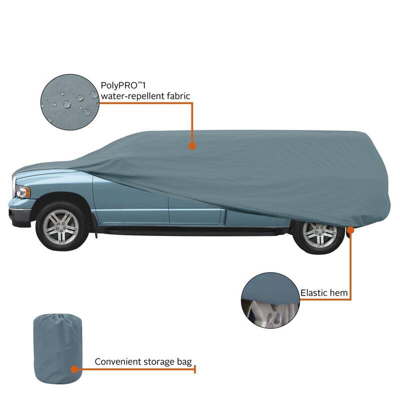 Classic Accessories OverDrive PolyPRO 1 264 in. L x 80 in. W x 72 in. H Full-Size SUV and Pickup Cover - 10-114-261001-RT