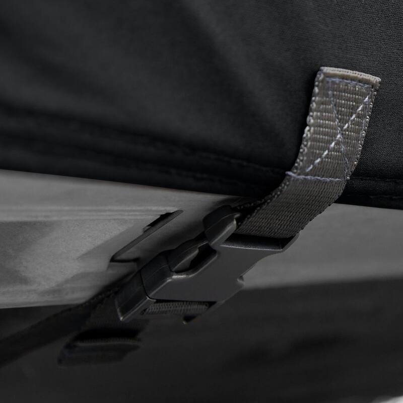 Classic Accessories OverDrive HydroFlex 230 in. L x 59 in. W x 53 in. H Stretch Sedan Car Cover in Black - 10-109-260401-RT