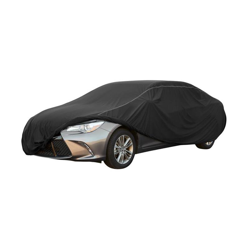 Classic Accessories OverDrive HydroFlex 230 in. L x 59 in. W x 53 in. H Stretch Sedan Car Cover in Black - 10-109-260401-RT