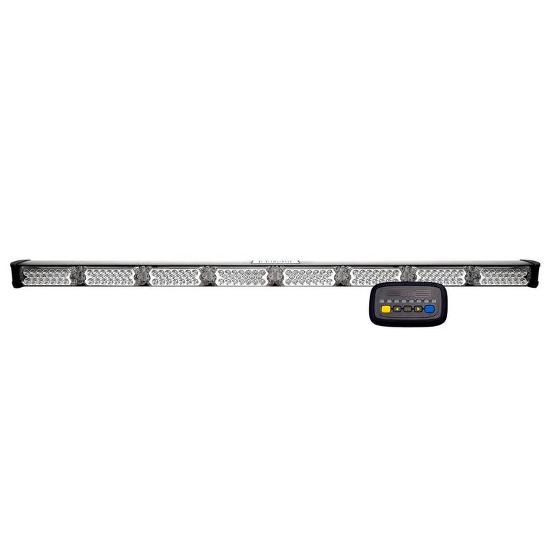 ECCO Signal Bar Kit: LED Safety Director, 9 Flash Patterns, In-Cab Controller, 15 ft. Cable, LED, 12-Volt DC, Amber - ED3315A