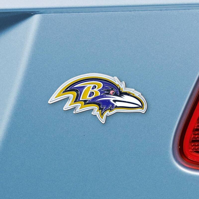 FANMATS NFL - Baltimore Ravens 3D Molded Full Color Metal Emblem - 22533