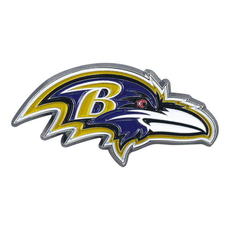 FANMATS NFL - Baltimore Ravens 3D Molded Full Color Metal Emblem - 22533