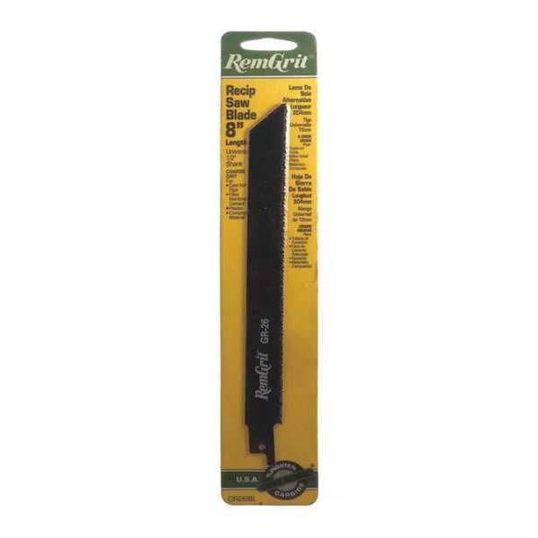 Remgrit 6" L x Masonry Cutting Reciprocating Saw Blade 6" x 3/4", PK10 - GR24-10T