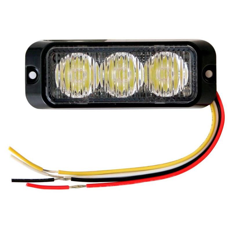 Buyers Products Company 4 in. LED Emergency Safety Truck Warning Flash Strobe Light - 8891121