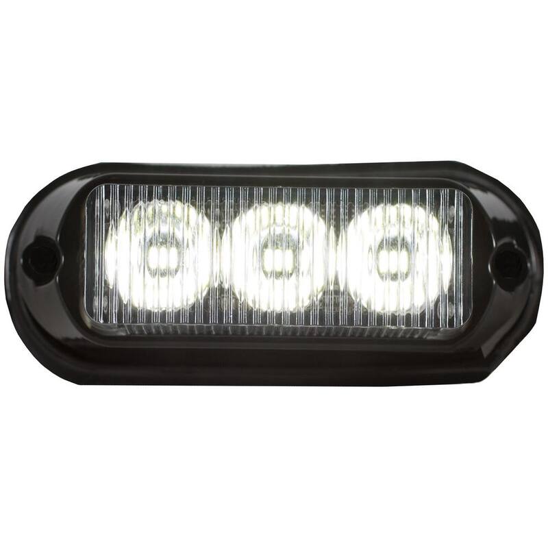 Buyers Products Company 4 in. LED Emergency Safety Truck Warning Flash Strobe Light - 8891121