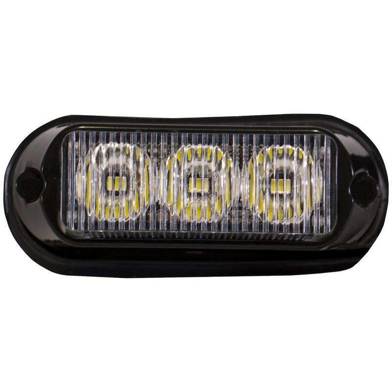 Buyers Products Company 4 in. LED Emergency Safety Truck Warning Flash Strobe Light - 8891121