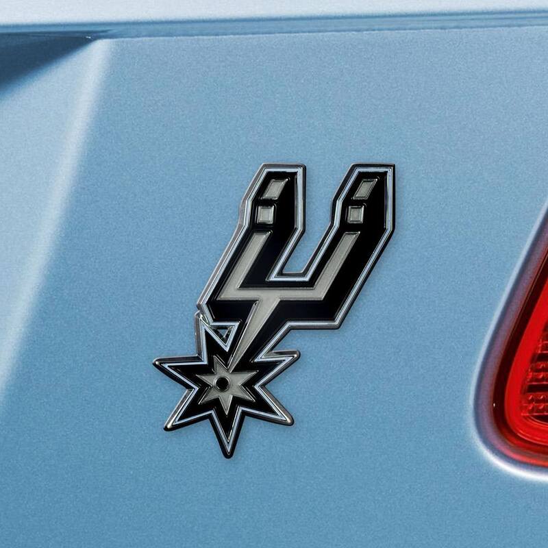 FANMATS 2.5 in. x 3.2 in. NBA San Antonio Spurs Color Emblem - 22249