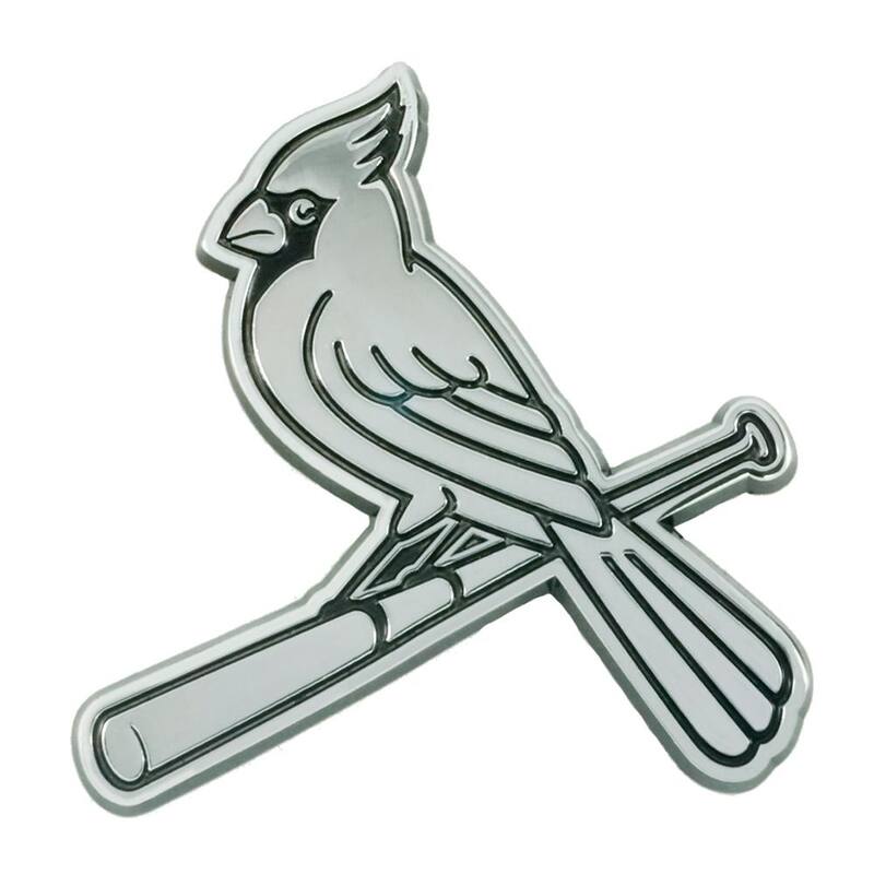 FANMATS MLB - St. Louis Cardinals 3D Auto Chromed Metal Emblem - 27049