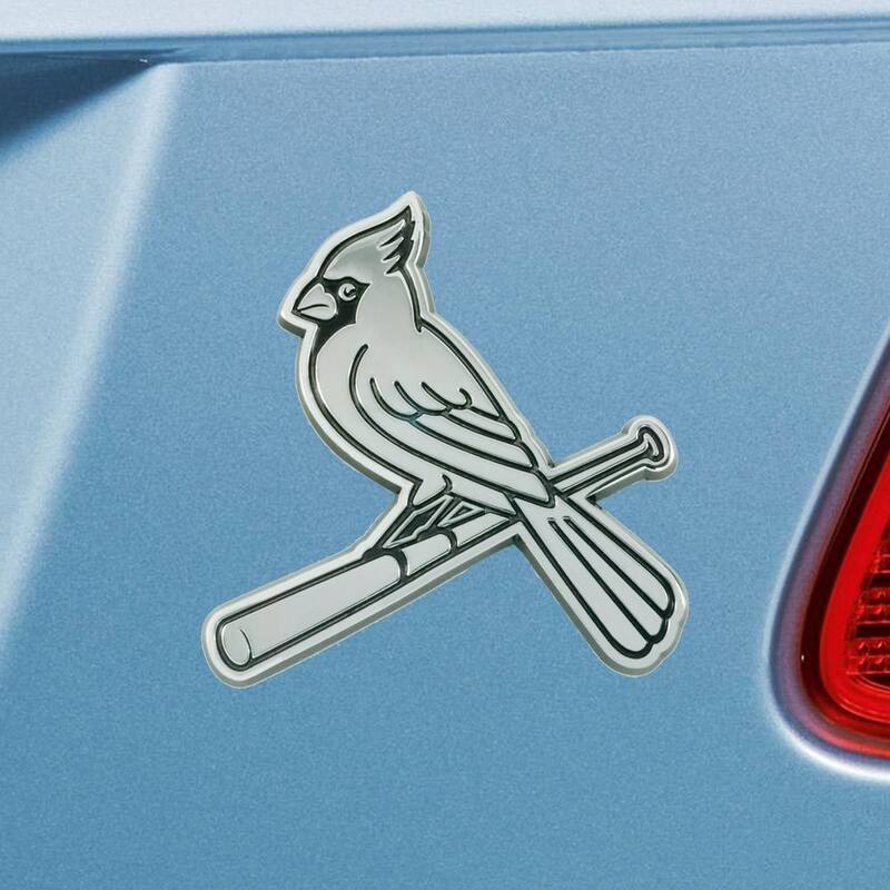 FANMATS MLB - St. Louis Cardinals 3D Auto Chromed Metal Emblem - 27049