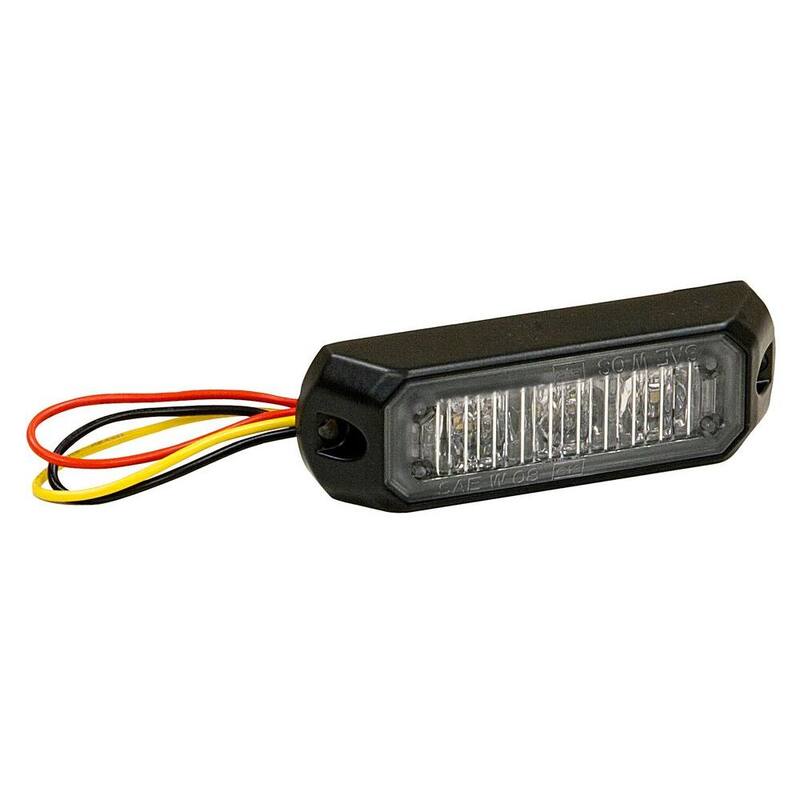 Buyers Products Company 3.5 in. LED Emergency Warning Flash Work Truck Strobe Light - 8891401