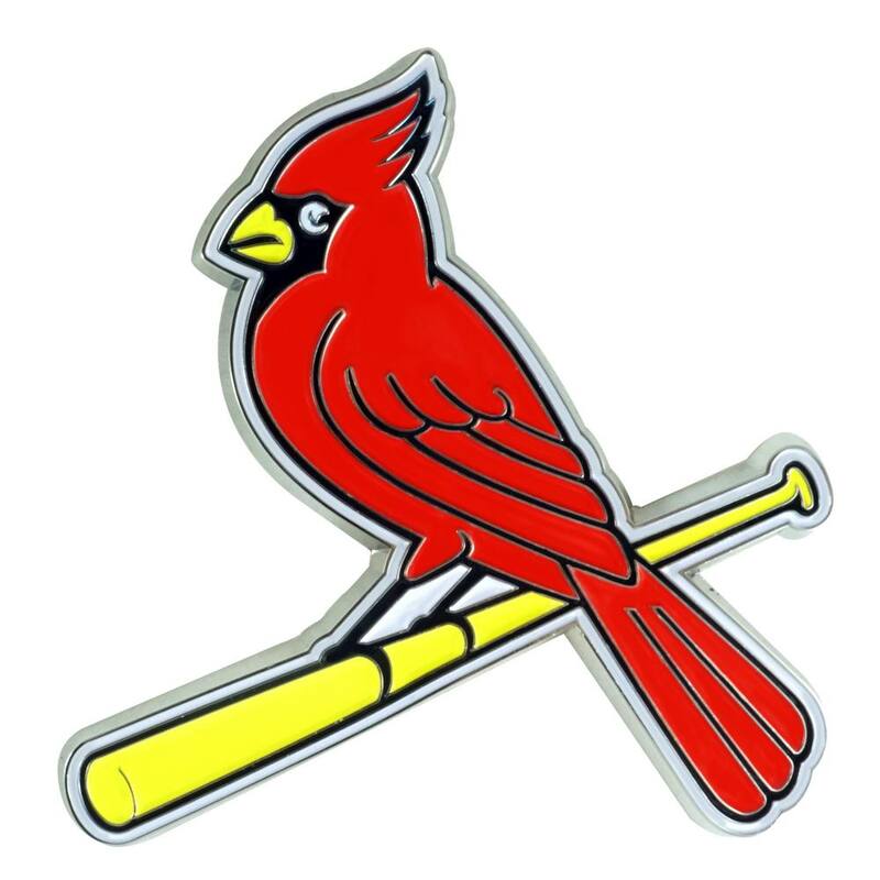 FANMATS MLB - St. Louis Cardinals 3D Metal Color Emblem - 26717