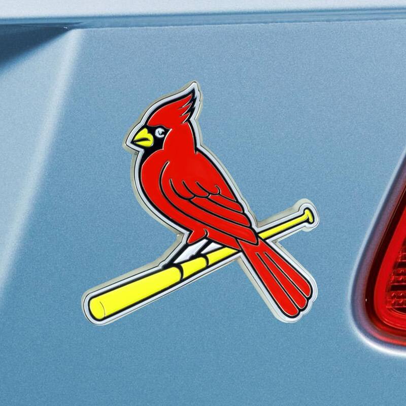 FANMATS MLB - St. Louis Cardinals 3D Metal Color Emblem - 26717