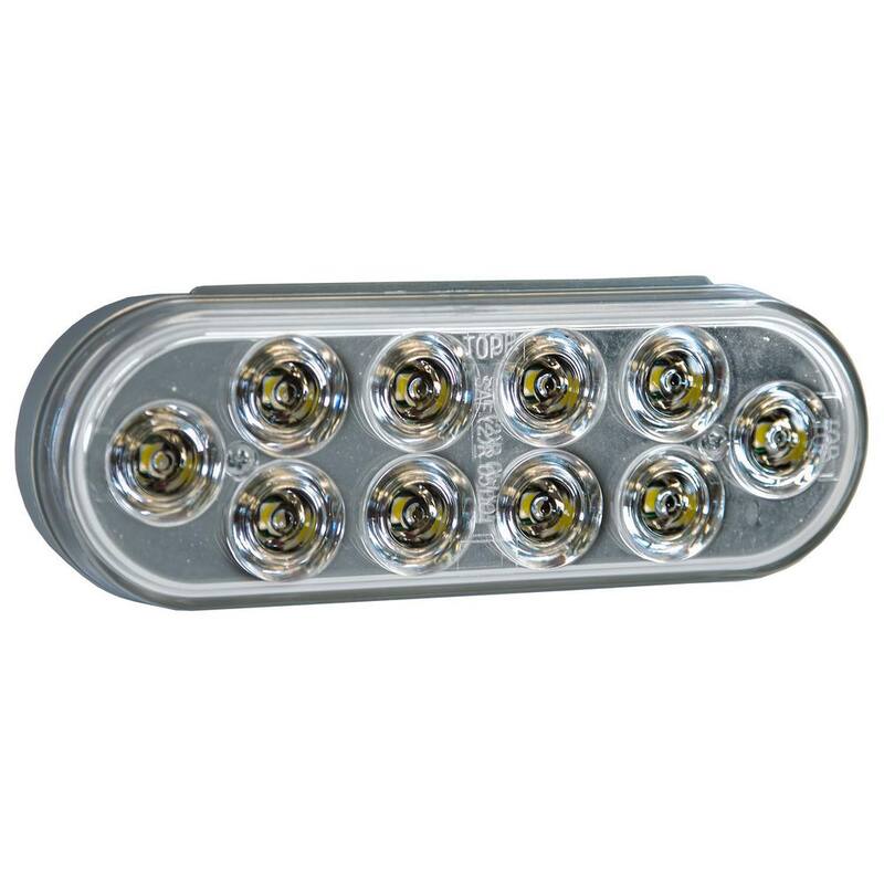 Buyers Products Company 6 in. Oval Backup Light Kit 10 LED - 5626310