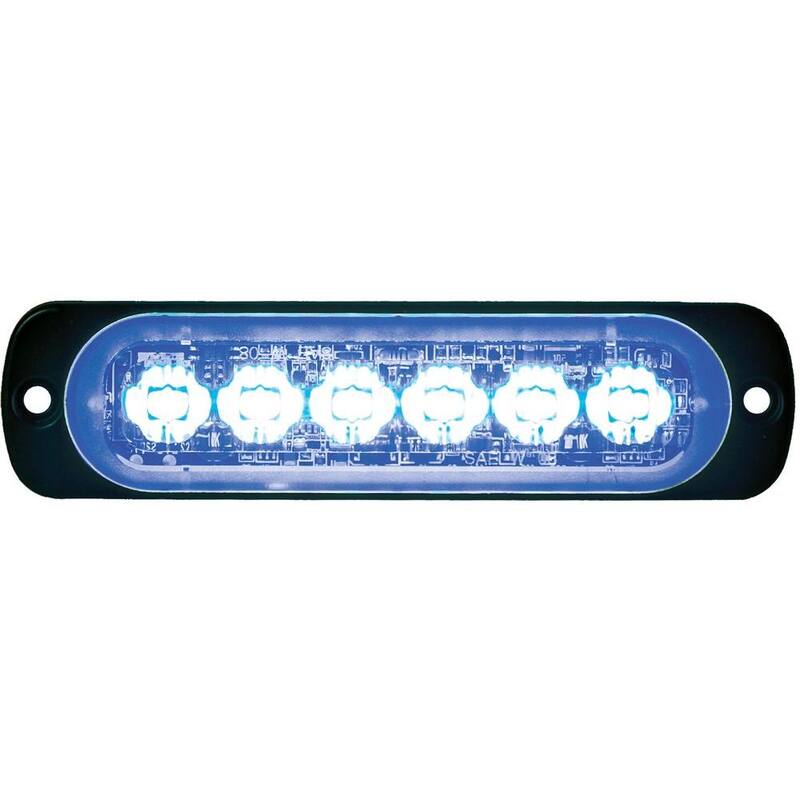 Buyers Products Company 4.5 in. LED Emergency Warning Flash Work Truck Strobe Light - 8891904