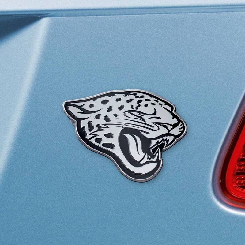 FANMATS NFL - Jacksonville Jaguars Chromed Metal 3D Emblem - 21541